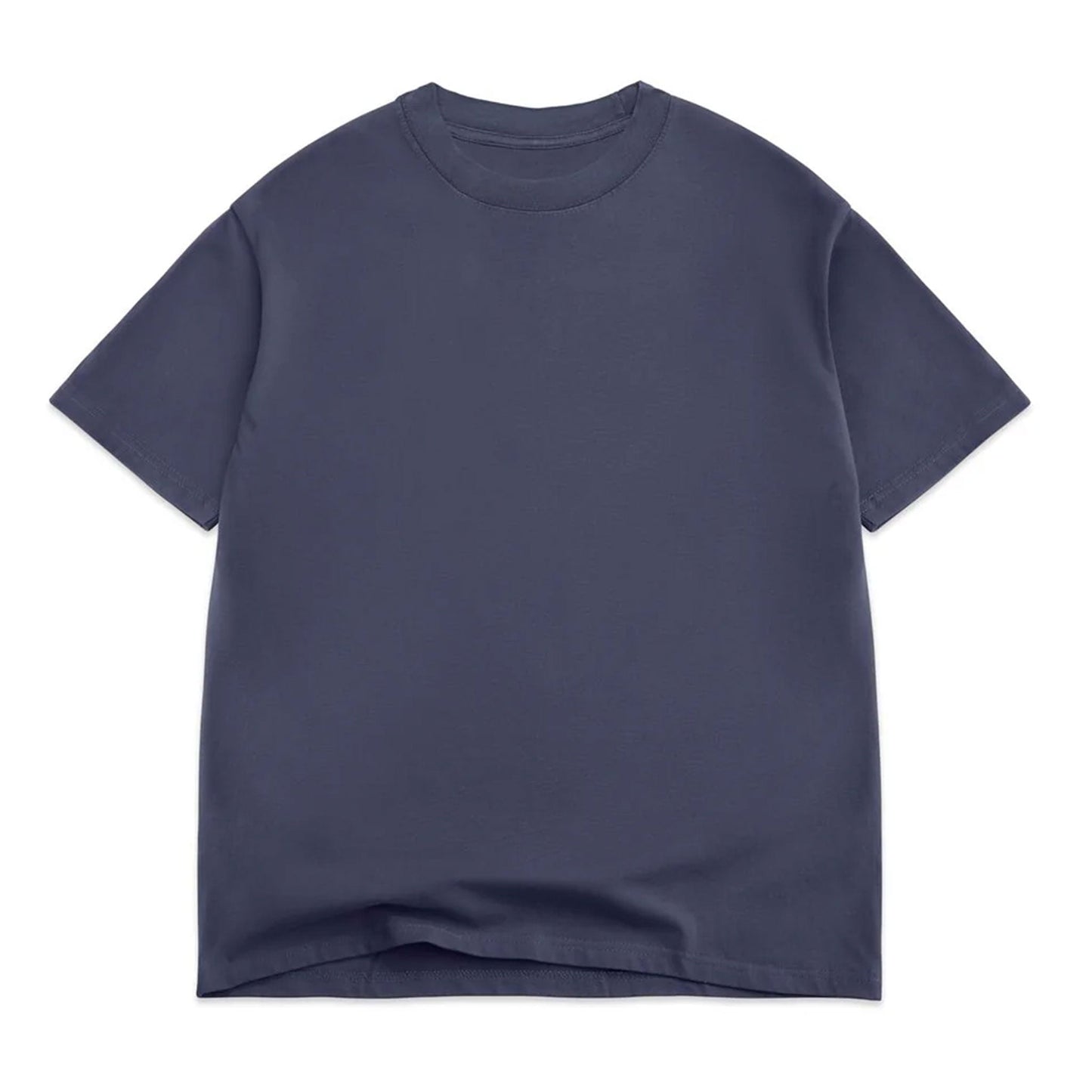 Oversized Box Short Sleeve Tee-7oz, NAVY