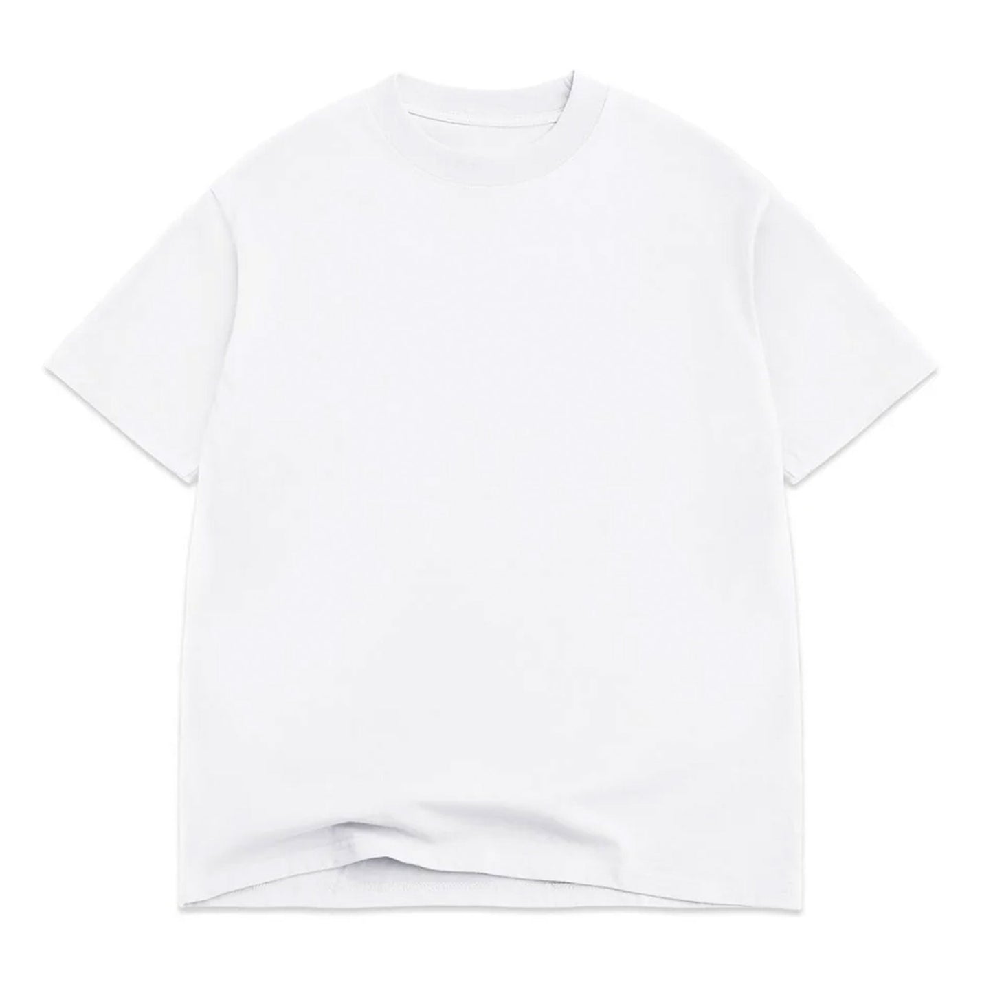 Oversized Box Short Sleeve Tee-7oz, WHITE