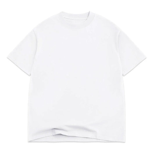 Oversized Box Short Sleeve Tee-7oz, WHITE