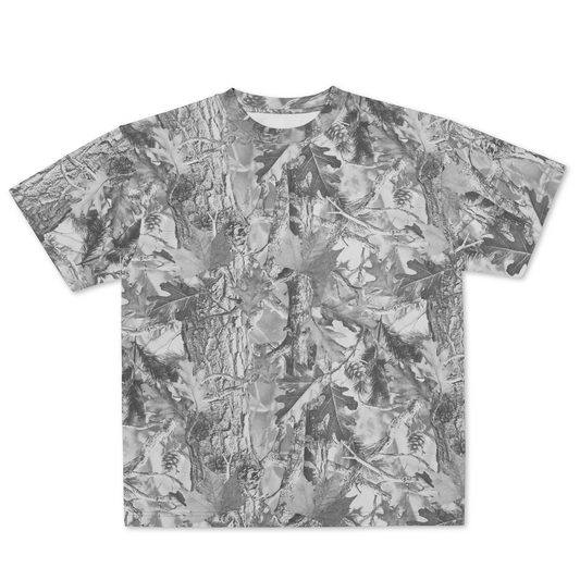 Oversized Box Short Sleeve Tee-7oz, VINTAGE GREY WOOD CAMO